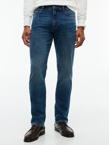 Tommy Hilfiger Slim Straight Fit Jeans, Mid Blue, Mid Blue