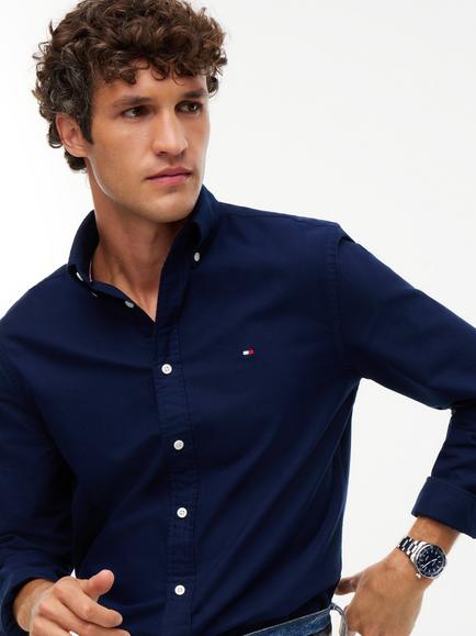 Tommy Hilfiger Heritage Cotton Blend Oxford Shirt, Multi - view 2, Multi