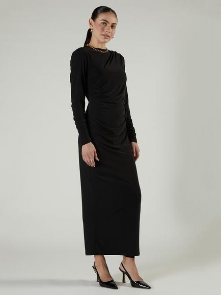 Aab Anya Modest Maxi Dress, Black, Black