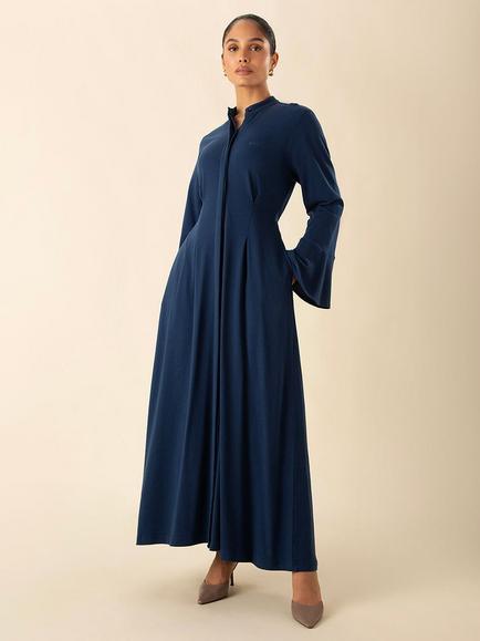 Aab Valette Cotton Pique Maxi Dress, Teal, Teal