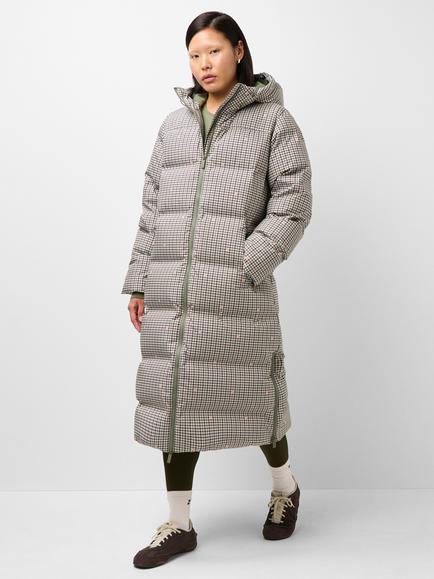 Sweaty Betty Nimbus Longline Waterproof Puffer Coat, Brown, Brown