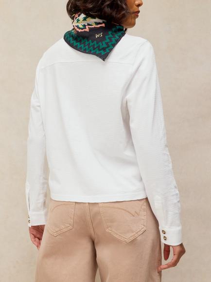 White Stuff Tilly Textured Shirt, White - view 2, White