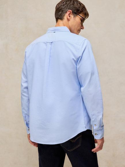 White Stuff Bruton Cotton Shirt, Chambray Blue - view 2, Chambray Blue