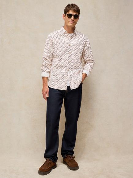 White Stuff Bruton Shirt, White/Multi, White/Multi