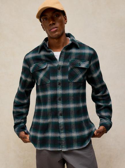 White Stuff Darwen Cotton Regular Fit Check Shirt, Chartreuse - view 2, Teal