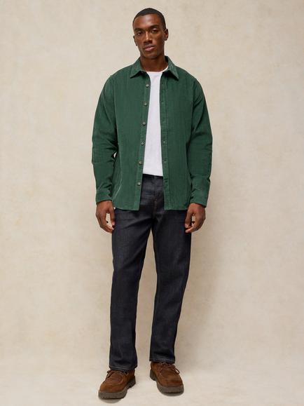 White Stuff Griffin Regular Fit Shirt, Dark Navy, Dark Green