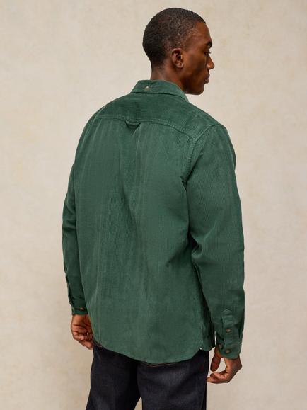 White Stuff Griffin Regular Fit Shirt, Dark Navy - view 2, Dark Green