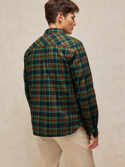 White Stuff Heywood Cotton Regular Fit Check Shirt, Navy/Multi - view 2, Navy/Multi