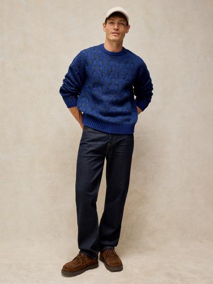 White Stuff Brixham Lambswool Rich Jumper, Bright Blue, Bright Blue