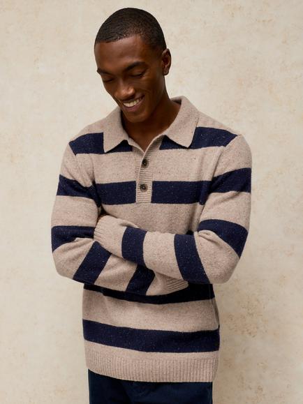 White Stuff Buckley Lambswool Rich Jumper, Natural - view 2, Natural
