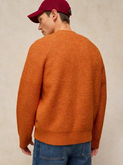 White Stuff Flint Jumper, Bright Orange - view 2, Bright Orange