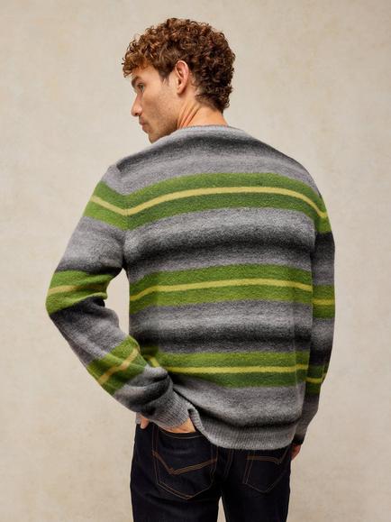 White Stuff Otley Striped Jumper, Grey/Multi - view 2, Grey/Multi