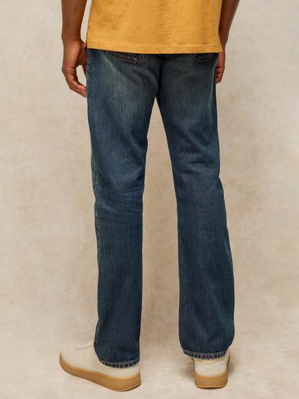 White Stuff Eastwood Straight Fit Jeans, Blue - view 2, Blue