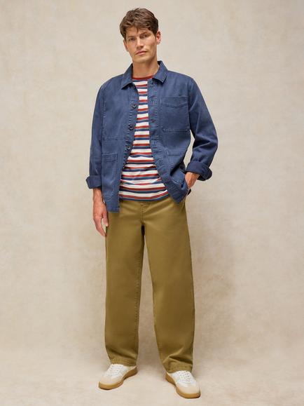White Stuff Walker Wide Leg Trousers, Dark Yellow, Dark Yellow