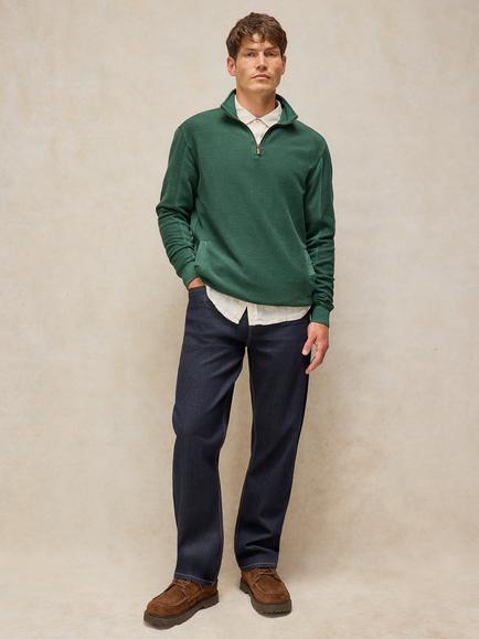 White Stuff Sidmouth Lounge Zip Top, Dark Green