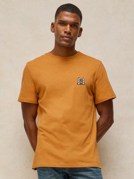 White Stuff Abersoch Cotton Rich Crew Neck T-Shirt, Yellow - view 2, Yellow