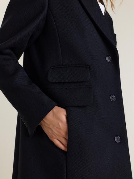 Baukjen Hana Long Overcoat, Black - view 2, Black