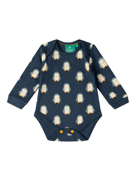 Little Green Radicals Baby Bodysuit, Pack of 2, Navy - view 2, Navy