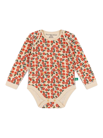 Little Green Radicals Baby Petals Feeding Adaptive Bodysuit, Multi, Multi