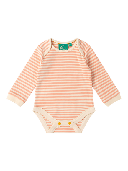 Little Green Radicals Baby Unicorn and Stripe Bodysuit, Pack of 2, Purple - view 2, Purple