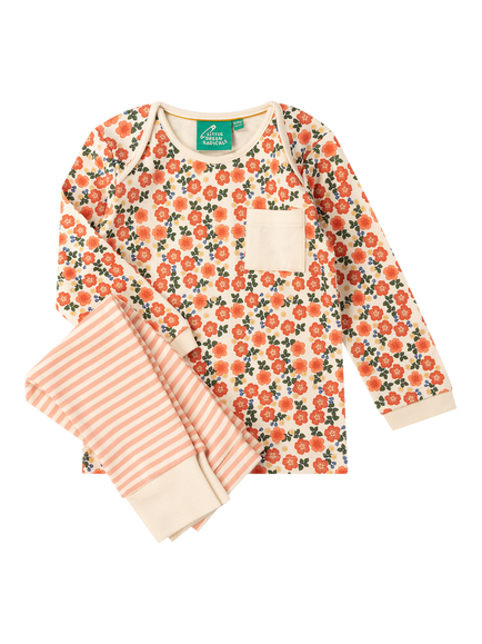 Little Green Radicals Baby Petals Top and Trousers Playset, Multi, Multi