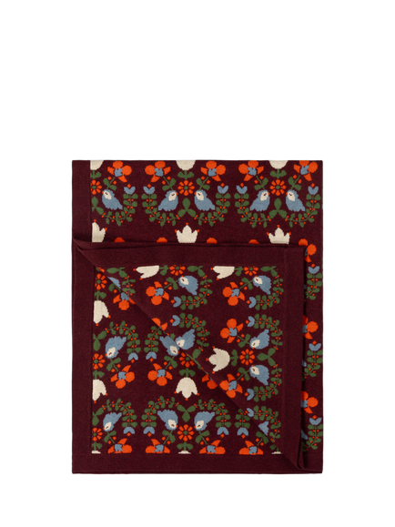 Little Green Radicals Birds Baby Blanket, Purple, Purple