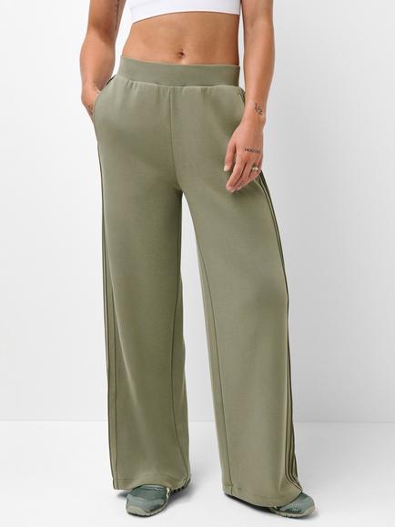 Sweaty Betty Sand Wash Wide Leg Trousers, Bracken Green, Bracken Green