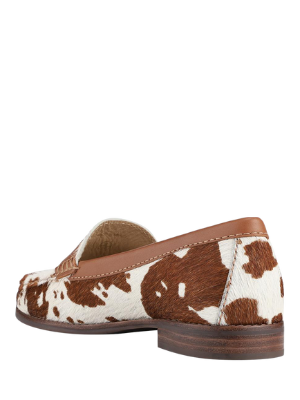 Jones Bootmaker Tamsyn Smart Leather Penny Loafers, Multi - view 2, Multi