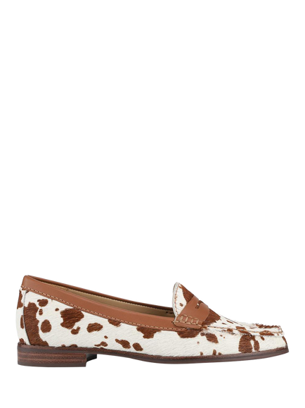 Jones Bootmaker Tamsyn Wide Fit Smart Leather Penny Loafers, Multi, Multi