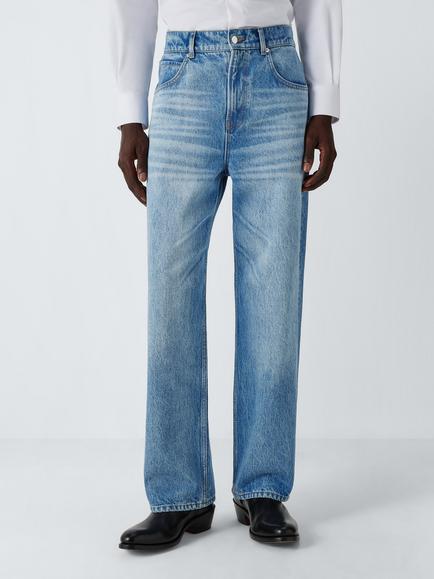 John Lewis x clothsurgeon Mid Wash Relaxed Fit Jeans, Bleach Wash, Bleach Wash