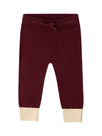 Little Green Radicals Kids' Hazelnut Tie Joggers, Purple