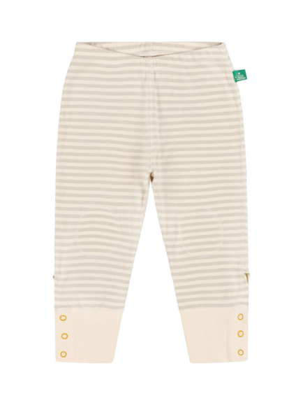 Little Green Radicals Kids' Adaptive Cotton Joggers, Cream, Cream