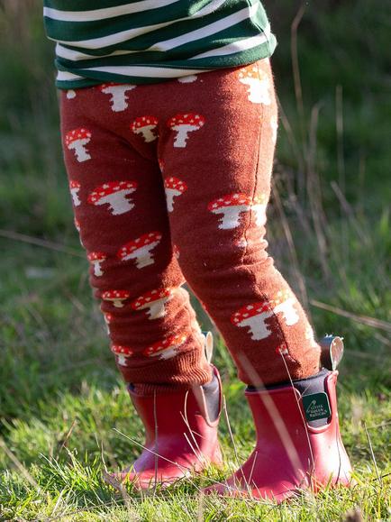 Mushroom Tie Joggers, Orange - view 2, Orange