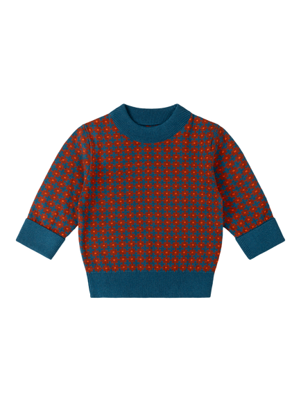 Little Green Radicals Kids' Ginger Knit Jumper, Multi, Multi