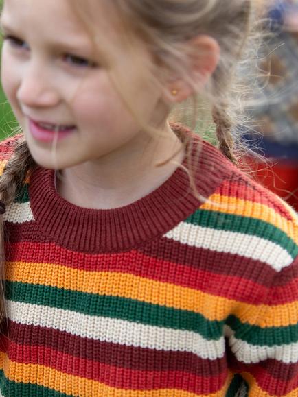 Little Green Radicals Kids' Hazel Snuggly Jumper - view 2, Multi