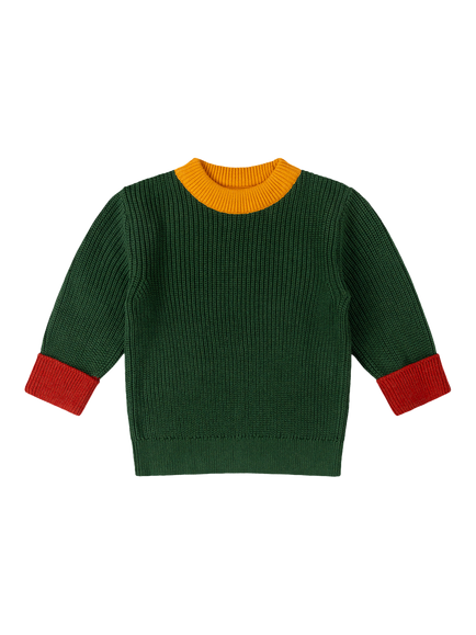 Little Green Radicals Kids' Snuggly Jumper, Green, Green