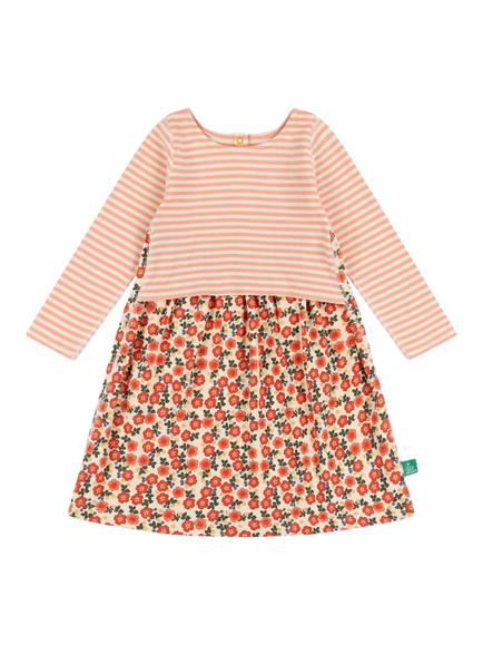 Little Green Radicals Kids' Adaptive Long Sleeve Play Dress, Multi, Multi