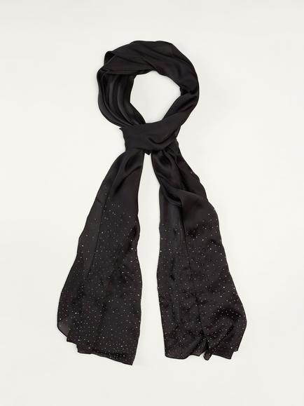 Phase Eight Hotfix Sparkle Scarf, Gunmetal, Gunmetal