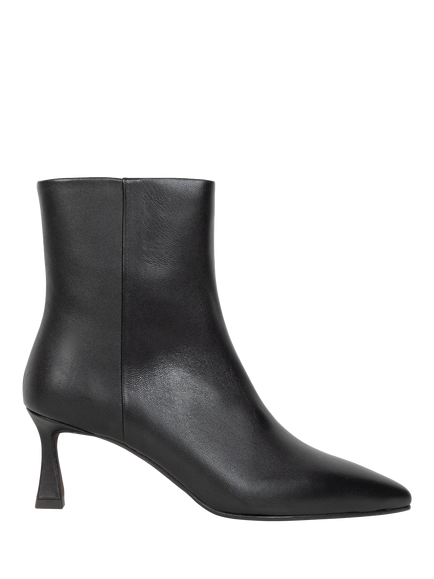 Bobbies Audrey Leather Heeled Ankle Boots, Black, Passion Black