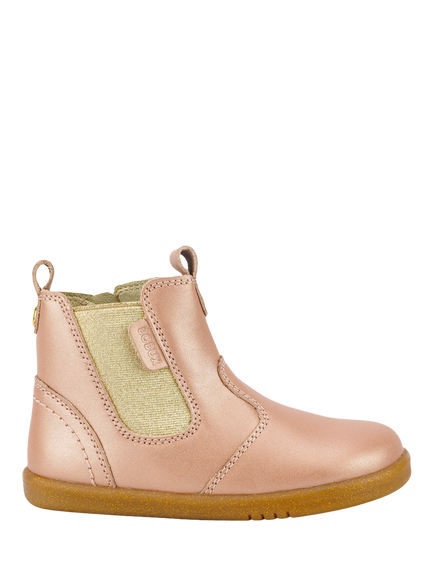 Bobux Kids' Jodhpur I-Walk Leather Boots, Rose Gold