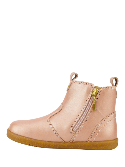 Bobux Kids' Jodhpur I-Walk Leather Boots - view 2, Rose Gold