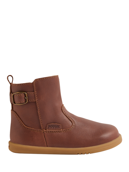 Bobux Kids' Meave I-Walk Leather Boots, Cappuccino, Cappuccino