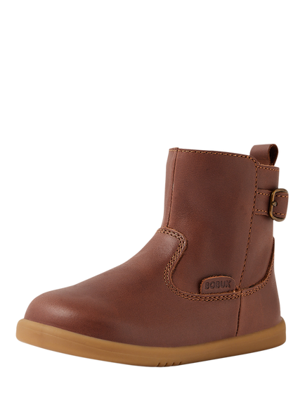 Bobux Kids' Meave I-Walk Leather Boots, Cappuccino - view 2, Cappuccino