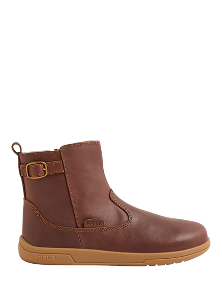 Bobux Kids' Meave Kid+ Leather Boots, Cappuccino, Cappuccino