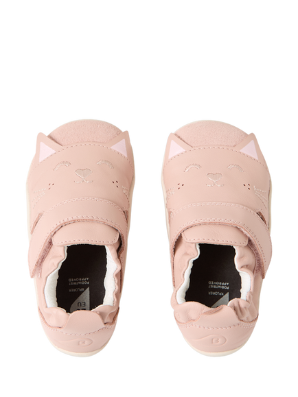 Bobux Kids' Xplorer Purr Leather Shoes, Cameo Rose - view 2, Cameo Rose