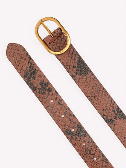 Boden Classic Leather Belt, Brown - view 2, Brown