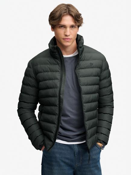 Superdry Fuji Estate Padded Jacket, Olive/Navy