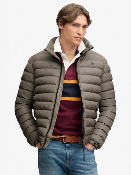 Superdry Fuji Estate Padded Jacket, Brown Heritage