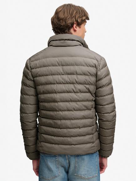 Superdry Fuji Estate Padded Jacket - view 2, Brown Heritage