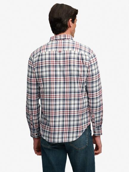 Superdry Long Sleeve Cotton Lumberjack Shirt - view 2, Oregon White